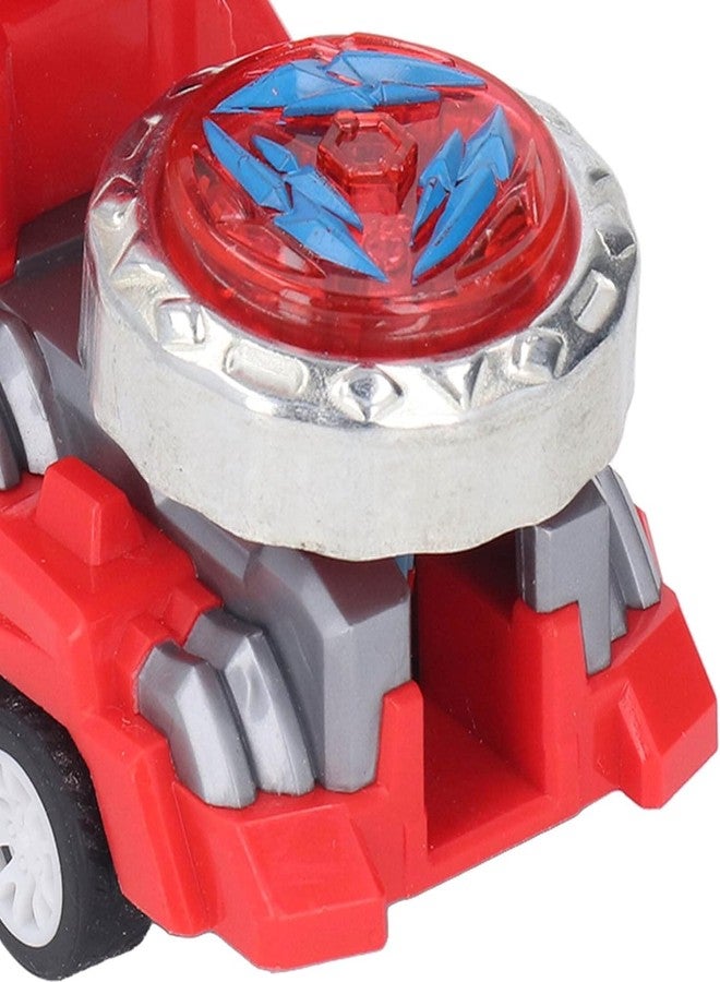 Samip LED Light Up Rotating Gyroscope Toys Cartoon Dinosaur Interactive Endless Fun Flashing Gyroscope (Red) - Image 5